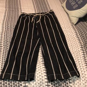 BDG wide leg jeans with rope belt